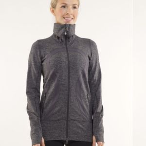 Lululemon In Stride Jacket Coal Wee Stripe / Coal